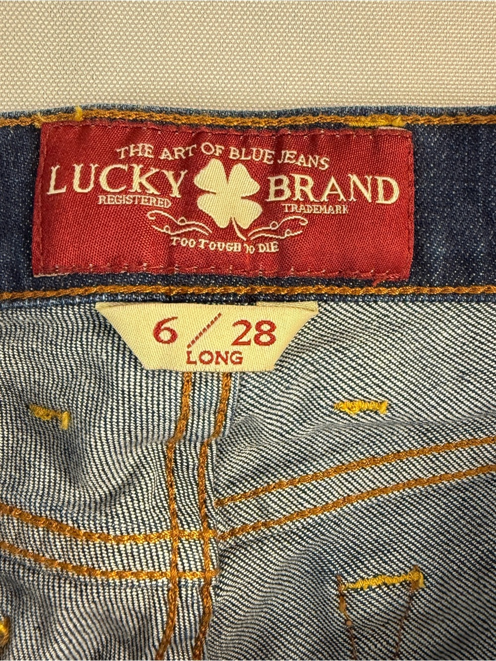 Lucky Brand Sofia Bootcut Jeans Womens 6/28 Long Dark Wash Stretch Denim - Picture 5 of 14